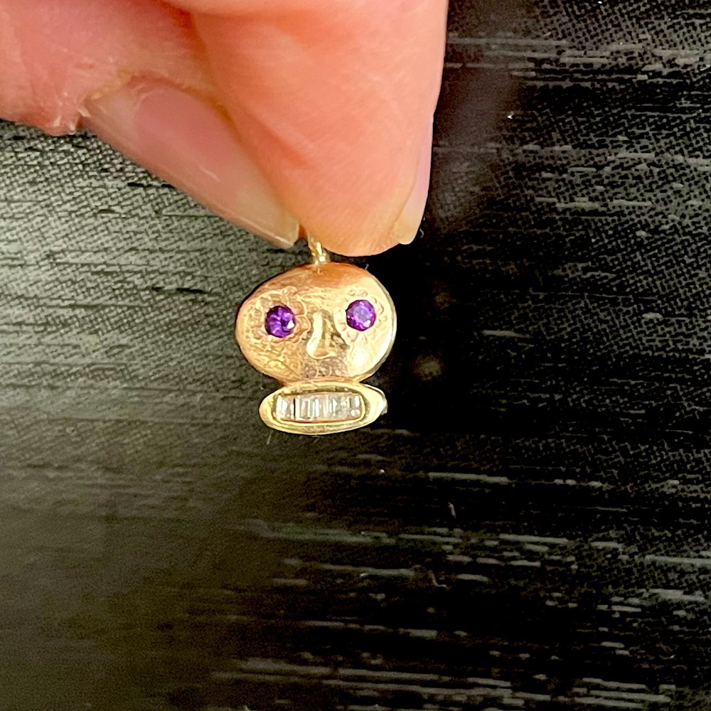 Oxbow Designs Skull - Amethyst Eyes :) - Picture 2 of 6